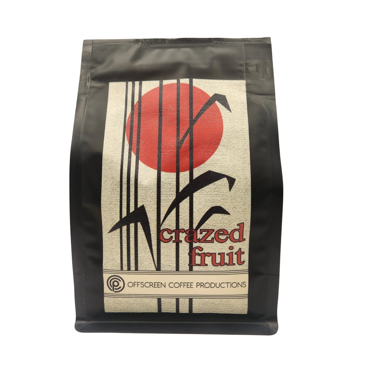 12 oz bag of Crazed Fruit from Offscreen Coffee Productions
