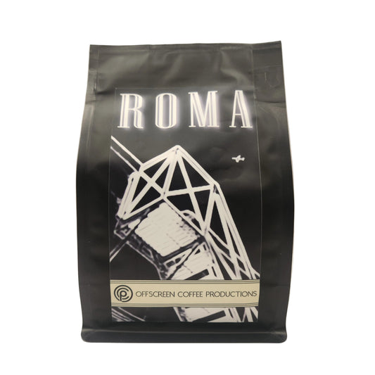 12 oz bag of Roma from Offscreen Coffee Productions