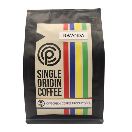 12 oz bag of Rwanda from Offscreen Coffee Productions